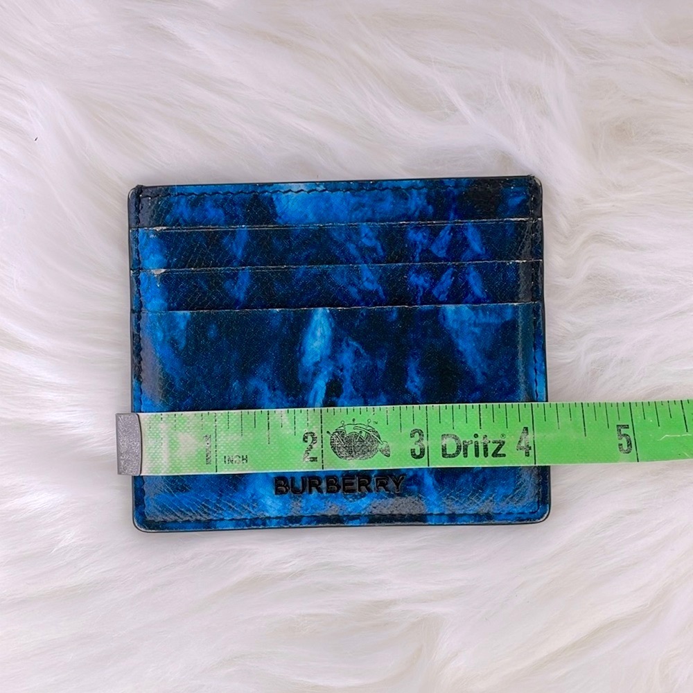 BURBERRY Sydney Ripple‎ Print Leather Card Case RARE! - Picture 11 of 14